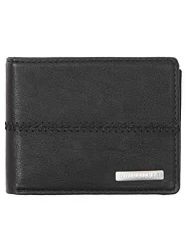 Quiksilver Accessoire de Voyage - Portefeuille à Triple pli, Noir