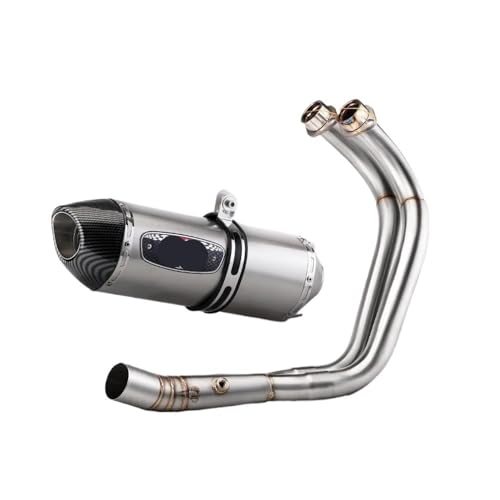 Échappement moto MT07 complet pour balade et route avec tube fz07