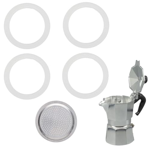 3 Stück Espressokocher Dichtungsring für Bialetti Dichtung 6 Tassen,Ersatzdichtung Kaffeemaschine,Cafe Dichtungsringe Ersatzt