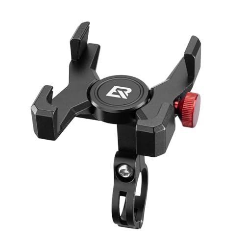 ROCKBROS Bike Phone Holder, Aluminum Bike Phone Mount Holder,Handlebar Mounted Cell Phone Holder for...