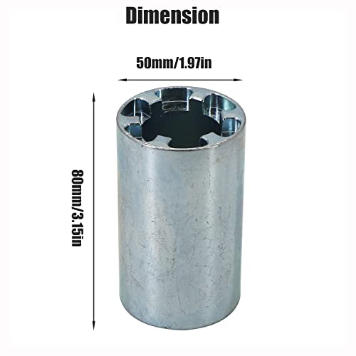 Image of Primary Drive Clutch Spider Nut Socket Tool Spanner Wrench Lock Replacement for 2014-2020 Polaris Ranger RZR XP4 1000 S900 EPS Silver