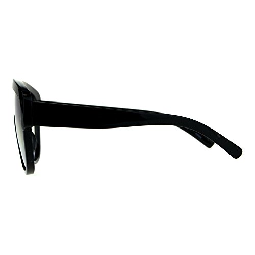 Oversized Sunglasses Arched Top Futuristic Shield Frame Gradient Lens UV4004