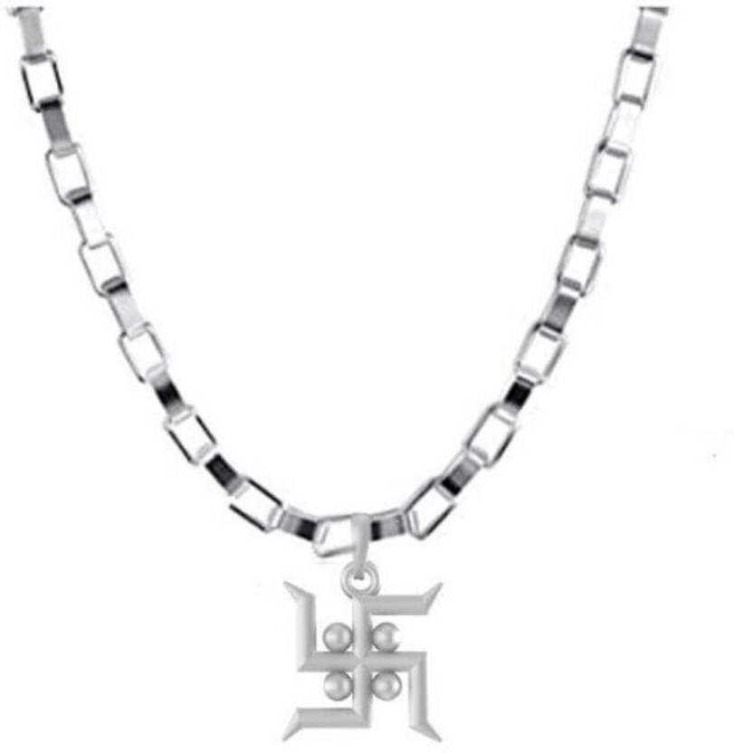 Pendentif Swastik argent 925 et chaîne pour sublimer votre style quotidien