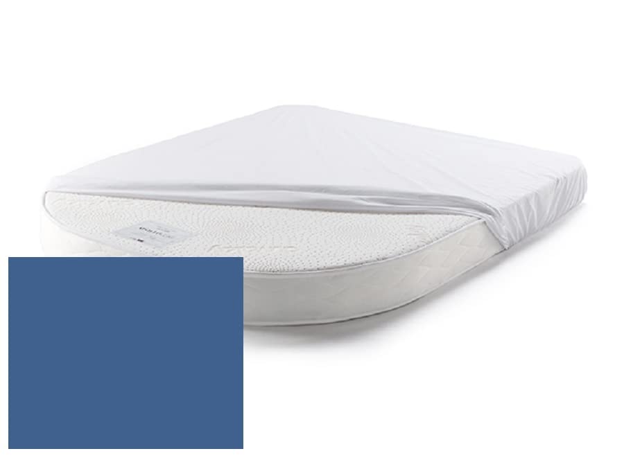 CARAVAN/MOTOR HOME ISLAND BED FITTED SHEETS Hand Made (Denim Blue, 13" (33cm Deep))