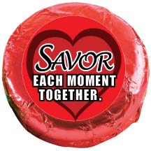 Anniversary - "COOKIE TALK" Chocolate Covered Cream Filled Sandwich Cookies- 12 PC