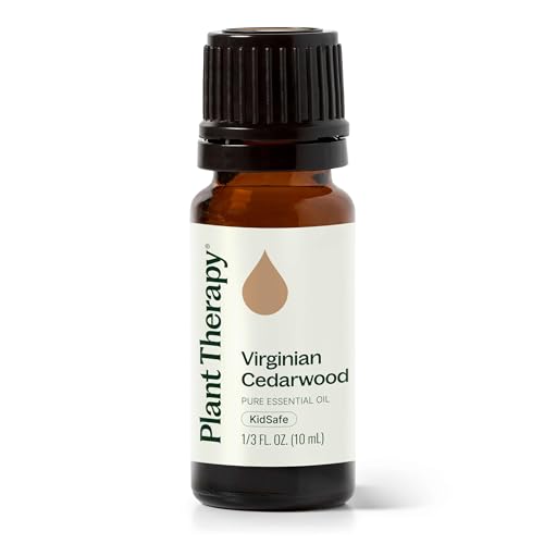 Plant Therapy Cedarwood Virginian Essential Oil 10 mL (1/3 Oz) 100% Pure, Undiluted, Therapeutic Grade