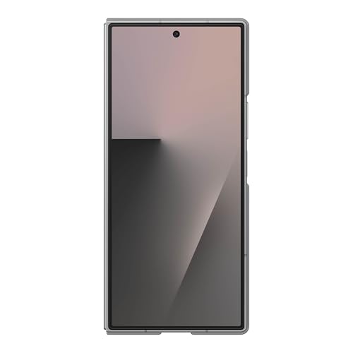 Image of Samsung Galaxy Z Fold7 Silicone Phone Case, Protective Cover with Stand, Secure Grip, Soft, Comfortable Design, US Version, Gray