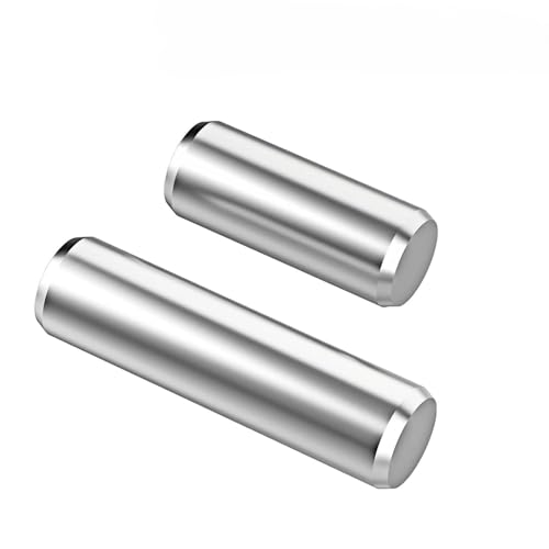 Qrity 30 Pièces Goupilles Cylindriques M5x25mm Goujon Broche en Acier Inoxydable, Cylindrique Étagère Support pour Positionnement et une Connexion Précis