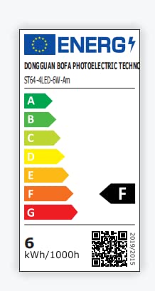 GolWof Lampadina LED Edison Vintage 6 Pezzi LED
