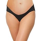 【HELLER SCHRITT】Der Schritt unserer Umstandsslips mit niedriger Taille besteht aus 100% Baumwolle mit einem leichten Futter, das sich sofort bei ungewöhnlichen Flecken bemerkbar macht