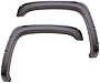 Lund RX125SA Elite Series Black Rivet Style Fender Flare (Smooth Finish, 2pc Set)