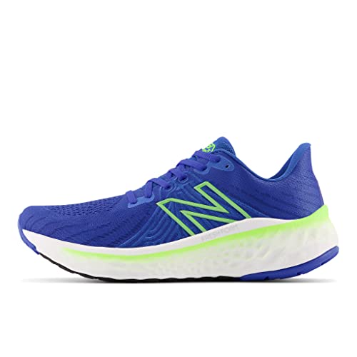 New Balance Men's Fresh Foam X Vongo V5 Running Shoe, Cobalt/Blue Groove/Pixel Green, 12 Medium