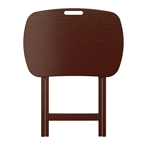 Winsome Lucca Snack Table, 22.83"W X 25.79"H X 15.67"D, Brown #TOP3