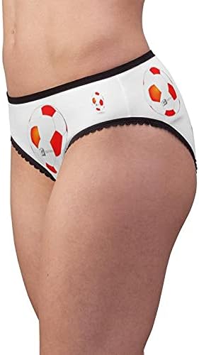 Soccerball Panties, Soccerball Underwear, Briefs, Cotton Briefs, Funny Underwear, Panties For Women