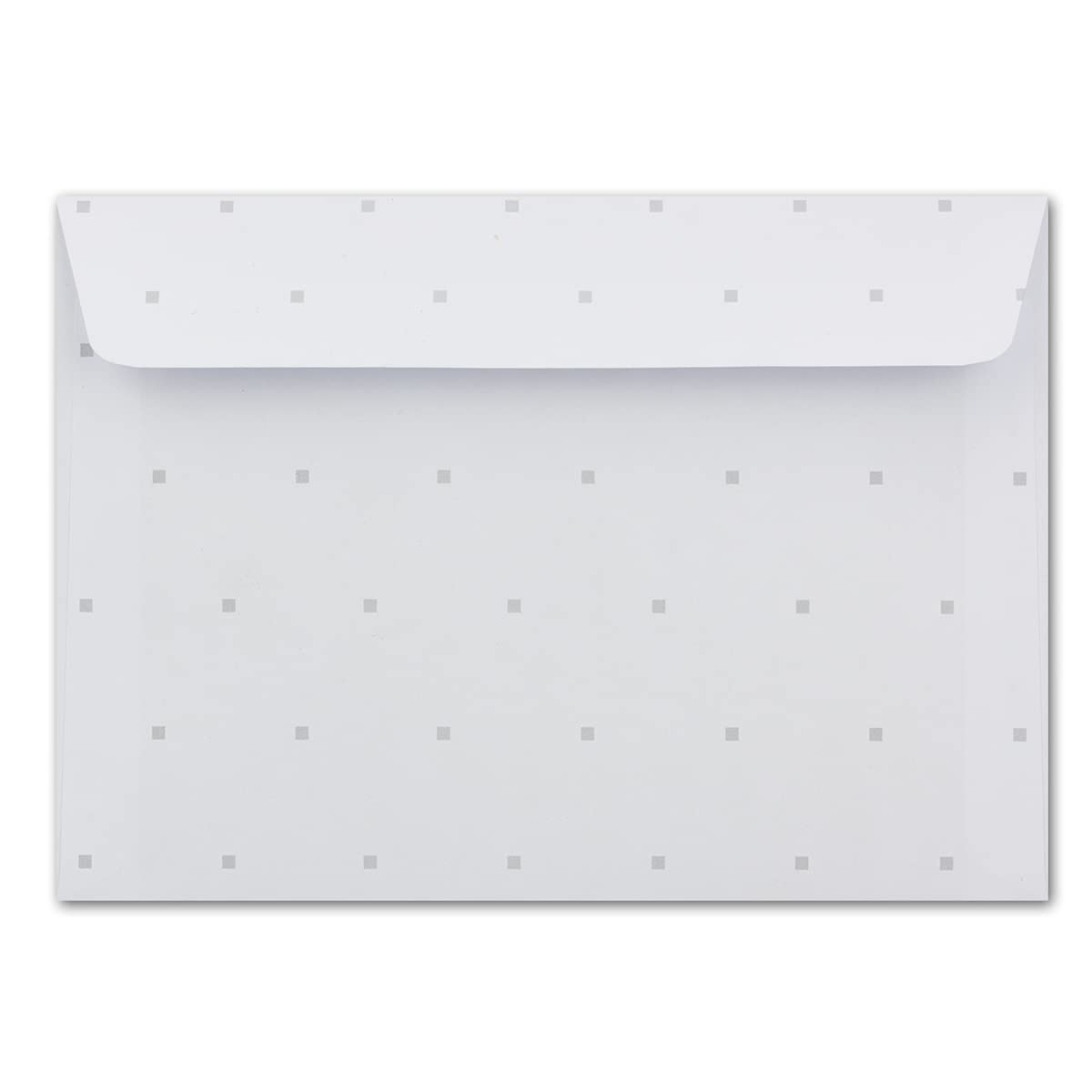1000 x koperty DIN C6 w kolorze białym z czerwonym wzorem choinki – naklejki samoprzylepne z paskami do odrywania – 114 x 162 mm – 80 g/m² – koperty bożonarodzeniowe z motywem dla firm i prywatnych