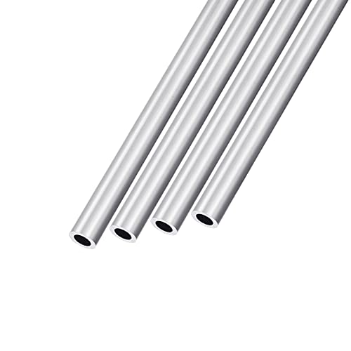VERYNICE-MAP Tube Aluminium 6063 4mm 5mm 6mm OD x 1mm Épaisseur paroi 300mm Longueur Sans