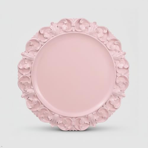 Leemxiiny 13' Pink Charger Plates, Set of...