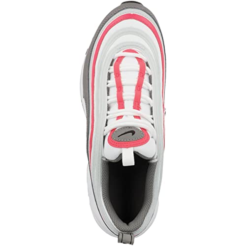 Nike Air Max 97 Girls Shoes Size 5, Color: White/Grey/Red2