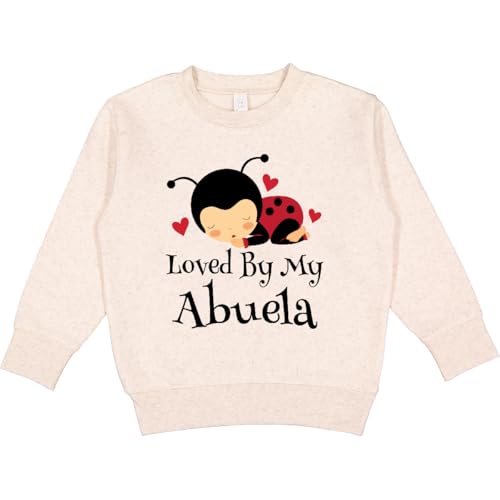 inktastic My Abuela Loves Me Ladybug Toddler Sweatshirt 3T Natural Heather 309a1