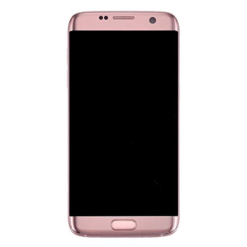 Écran LCD Galaxy S7 Edge G935F avec châssis bouton volume nappe de charge rose