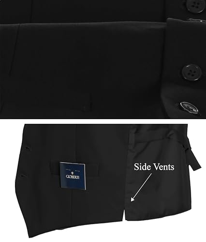 Gioberti Men's Formal Suit Vest Fit for Business or Casual Dress4