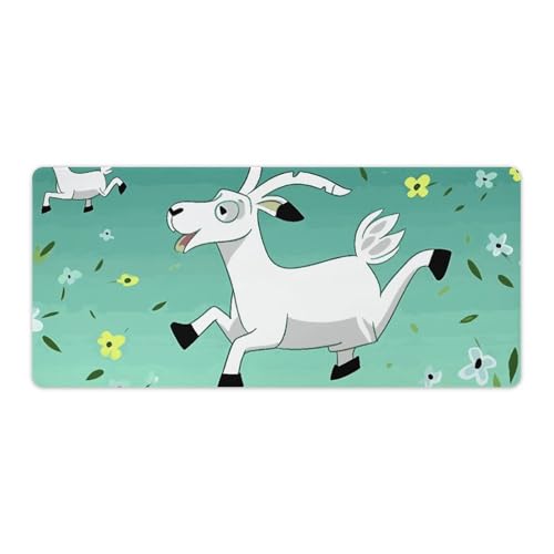 Grand tapis de bureau Frolic imperméable avec surface lisse et base antidérapante