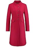  Gerry Weber Damen Mantel Fabric Made In Italy Tailliert, Figurumspielend Chili 46
