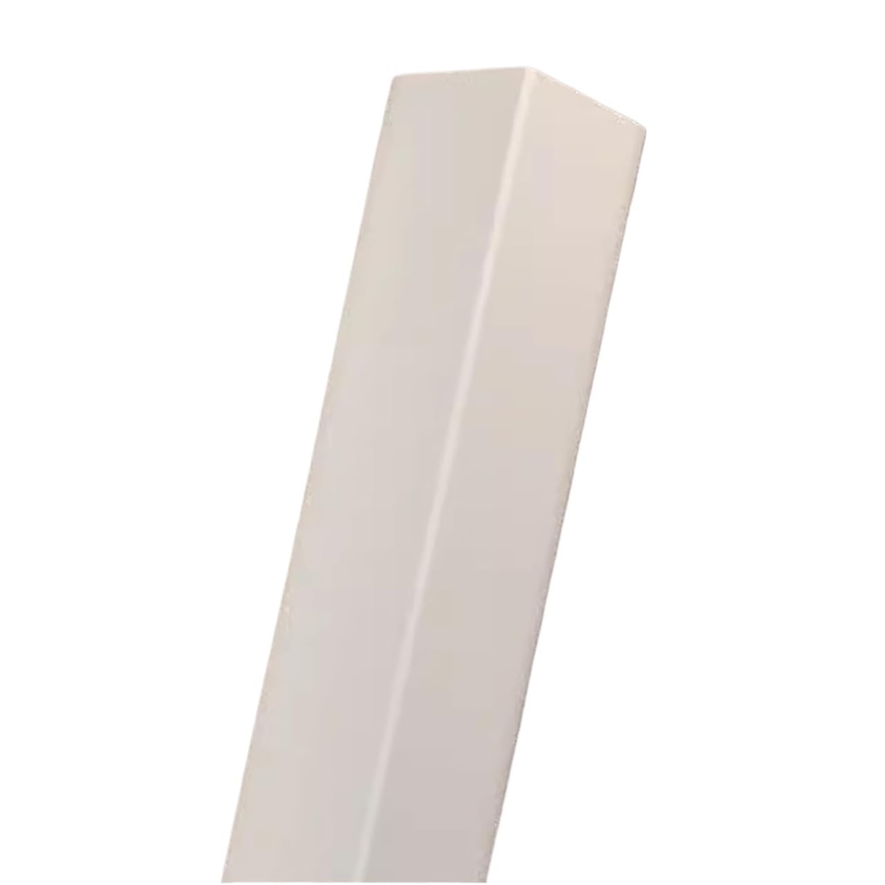 Protectores de esquinas de pared en forma de L, Protector de borde de pared de PVC autoadhesivo beige blanco 0,7-1,2 pulgadas de ancho(White,3x100cm/1.2x39in)