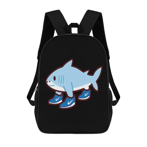 Tralalero-Tralala Merch Laptop Backpack Travel Backpacks Computer Bag Fits 17 Inch Laptop Black