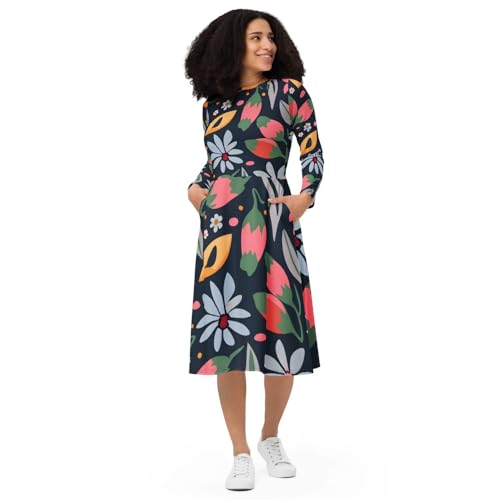 Robe midi de tous les jours pour une élégance simple et sans effort en toute occasion