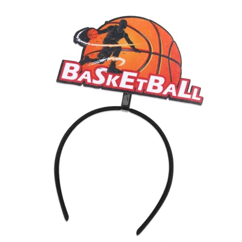 Hairhoop,Comfortable Basketball Hairband For Boys Girls Fabric Sport Theme Head Accessory Cheerleader Headwear