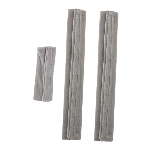 TOYZFRIENDY 3 piezas Cubiertas Antideslizantes para Manijas de Refrigerador y Horno de Gris Protección contra Manchas de Aceite y Agua Funda Práctica y Decorativa para Cocina