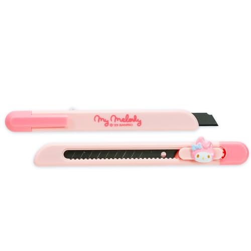 Sanrio Box Cutter Set - Bundle of 3 Hello Kitty, My Melody, Kuromi Box Cutters with Sliding Blades & Auto Lock Safety, Stickers, More | Utility Knives by SANRIO - Used condition - Image 3