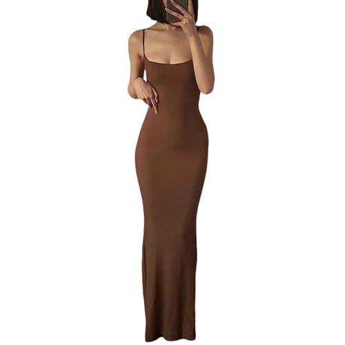 Amazon.com: Women Bodycon Long Backless Spaghetti Strap Maxi Date Night Going Out Club Dress Evening Party Sleeveless Sexy Form Fitting Dresses Brown XXS : Clothing, Shoes & Jewelry Amazon.com: Women Bodycon Long Backless Spaghetti Strap Maxi Date Night Going Out Club Dress Evening Party Sleeveless Sexy Form Fitting Dresses Brown XXS : Clothing, Shoes & Jewelry
