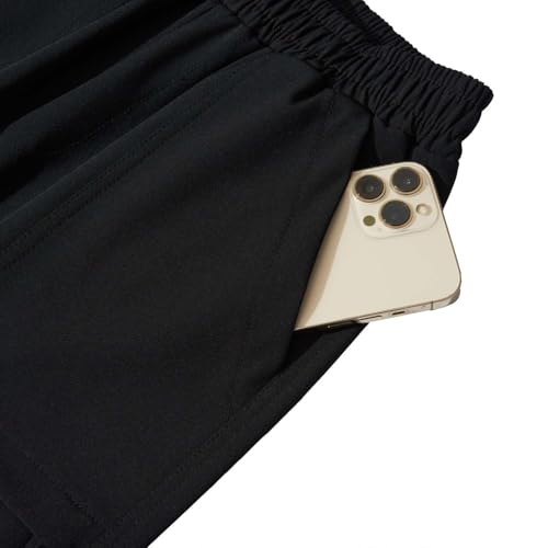 Boys Quick Dry Joggers Water Resistant Pants Lightweight Athletic Pants4