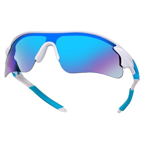Image of Zynic Men's Stylish Sports Sunglasses with Case| UV400 Protection Classic Wrap Around Googles |Sports Shades for Driving,Cyclining Outdoor & Travel
