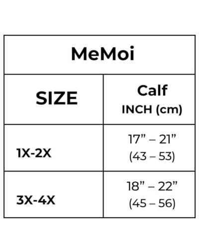 Image of MeMoi 2 Pack Plus Size Knee Highs for Women, Breathable Ultra Sheer Knee High Socks - Sizes 1X-4X