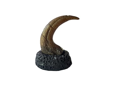 Image of Velociraptor Killing Claw Replica - Realistic Dinosaur Fossil Model with Detachable Display Stand - 2.6 inch