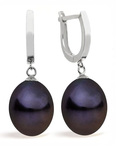 Boucles d'oreilles perles de culture goutte, le cadeau idéal en argent