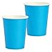 Juvale Disposable Paper Plates Cups & Napkins Set - 72-Piece Standard, Bright Blue, 24 9 In. Plates, 200 mL Cups & 2-Ply Napkins - Bright Blue Party Supplies - Sturdy, Absorbent & Easy Cleanup