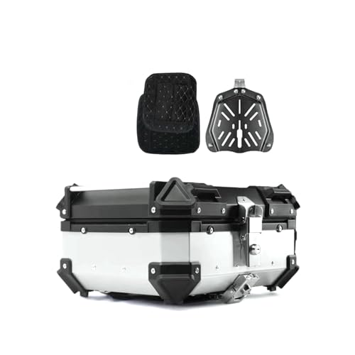 Top Case 28L Argent pour BMW R1250GS R1200GS et Yamaha Tracer 900GT Valise Moto