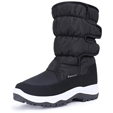 CIOR Women's Winter Snow Boots III Fur Lined Frosty Water-Resistant Warm Durable Shoes U120WMX003-Black-38 Cover