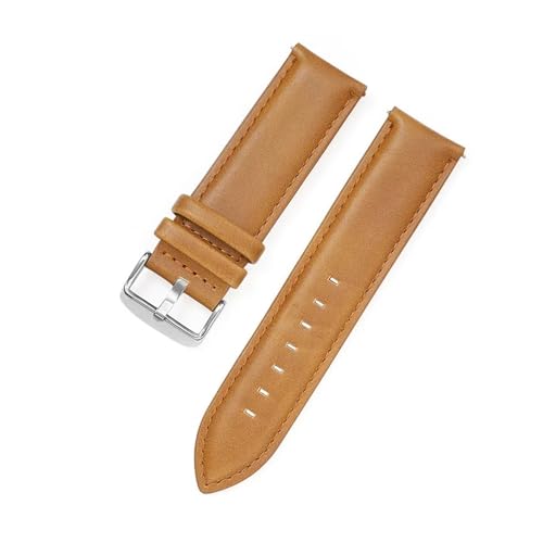 [] YingYou vXgbv 18mm 20mm 22mm U[voh NCbN[X uE ubN g NCW[z[X Xgoh vANZT[(Yellow Brown,18mm)