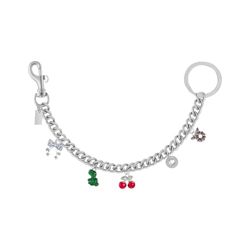 Image of Silver Cute Bag Charms Wallet Chain Keychains Gold Chain For Purse Purse Accessories For Handbags For women