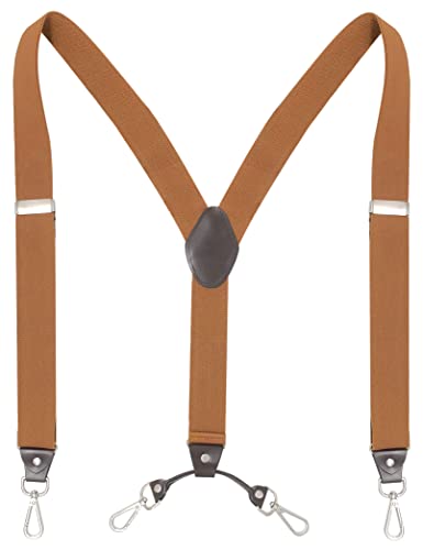 Image of Men's Suspenders with Swivel Hooks and Adjustable Braces, Suitable for Heavy Duty, Big and Tall