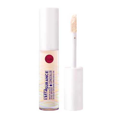 J.Cat Beauty Staysurance Water-Proof, Zero-Smudge Concealer, Combats Dark Circles, Redness and Small Imperfections, Lightweight, Buildable Formula, Pearl