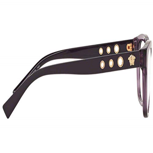 Image of Versace VE3225 Eyeglass Frames 5029-52 - 52mm Lens Diameter Transparent Violet VE3225-5029-52