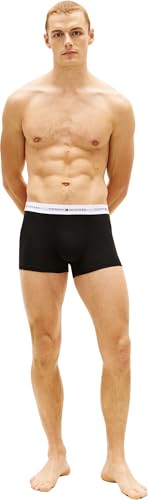 Tommy Hilfiger Herren 3er Pack Boxershorts Trunks aus Baumwolle mit Stretch, Schwarz (Jde Wnk/Blu Orb/Whte), M 4