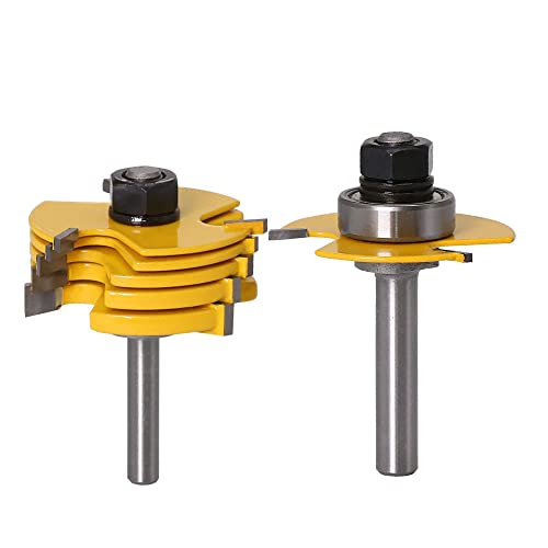 4.Strumenti professionali per la lavorazione del legno: perfetti per falegnameria, far fronte e bastone e per creare fessure per pannelli nelle ante di binari e armadietti, taglia tutti i materiali di composizione, compensato, legno duro e legno morbido