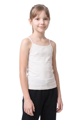 Image of Kurve Girl's Sleeveless Tank Top - Stretch Undershirts Cami Camisole, UV Protective Fabric, Rated UPF 50+ (Made in USA)